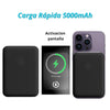 Battery Pack Cargador inalámbrico 5000 mah black