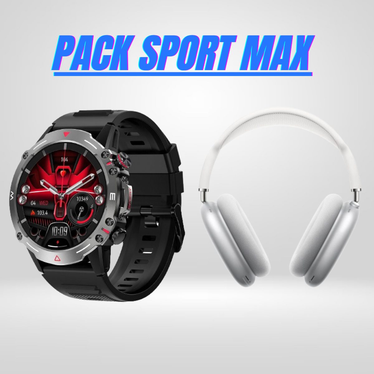 Pack Sport Max Smartwatch + AirPods Max