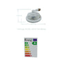 Foco ventilador Led ahorrador 30w con control remoto